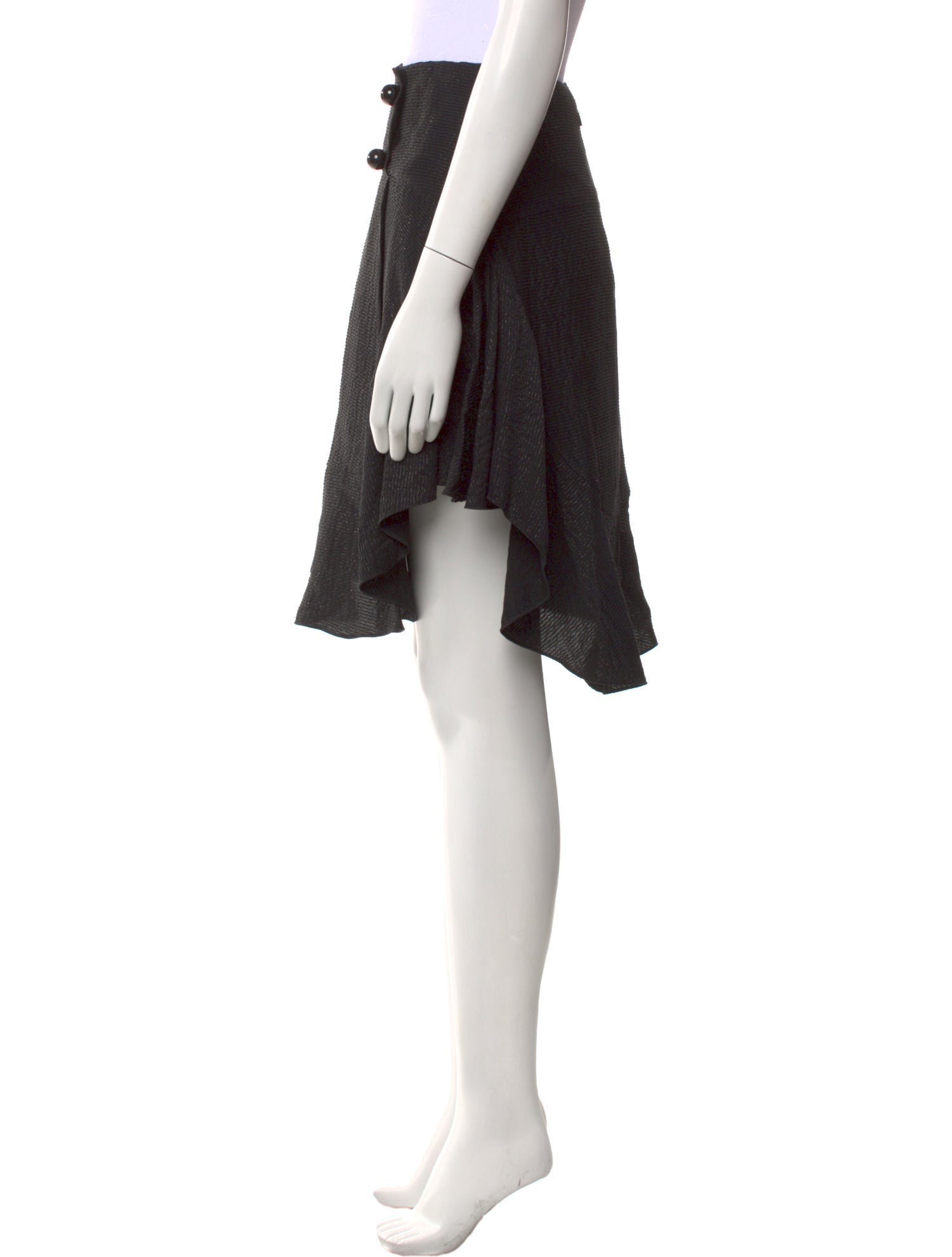 Chloé Ruffle Embellishment Knee-Length Skirt