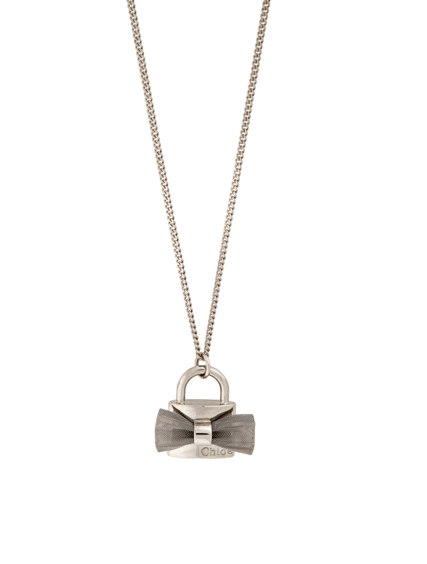 Chloé Padlock Pendant Necklace