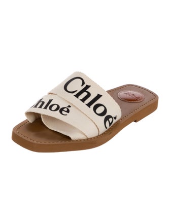 Chloé Canvas Printed Slides