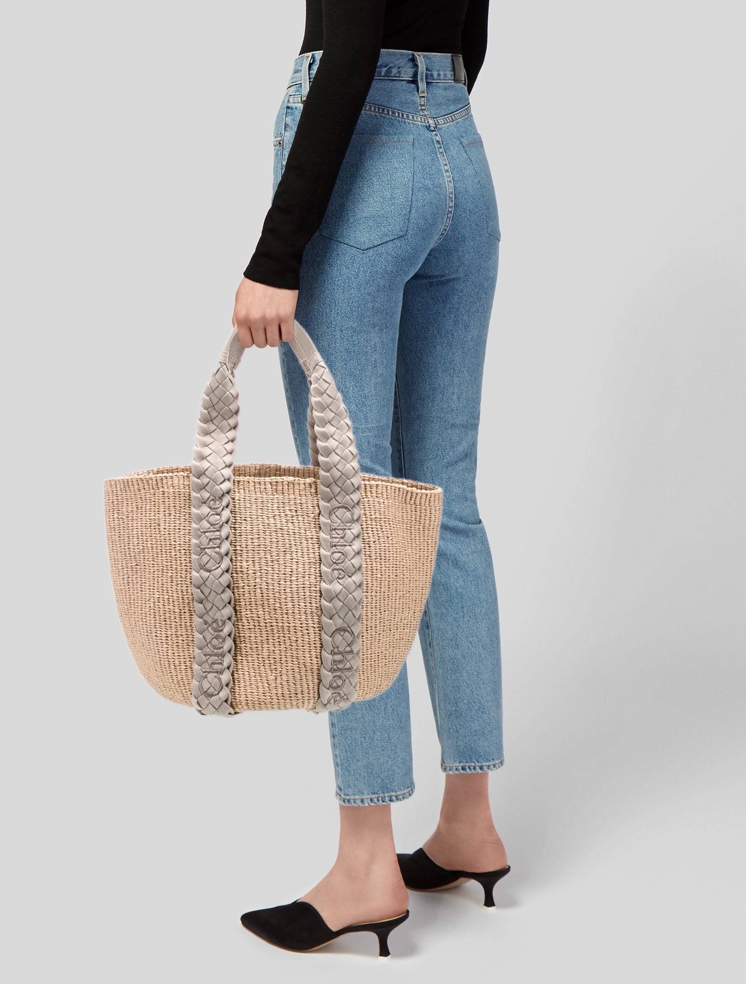 Chloe x Mifuko Raffia Bucket Bag