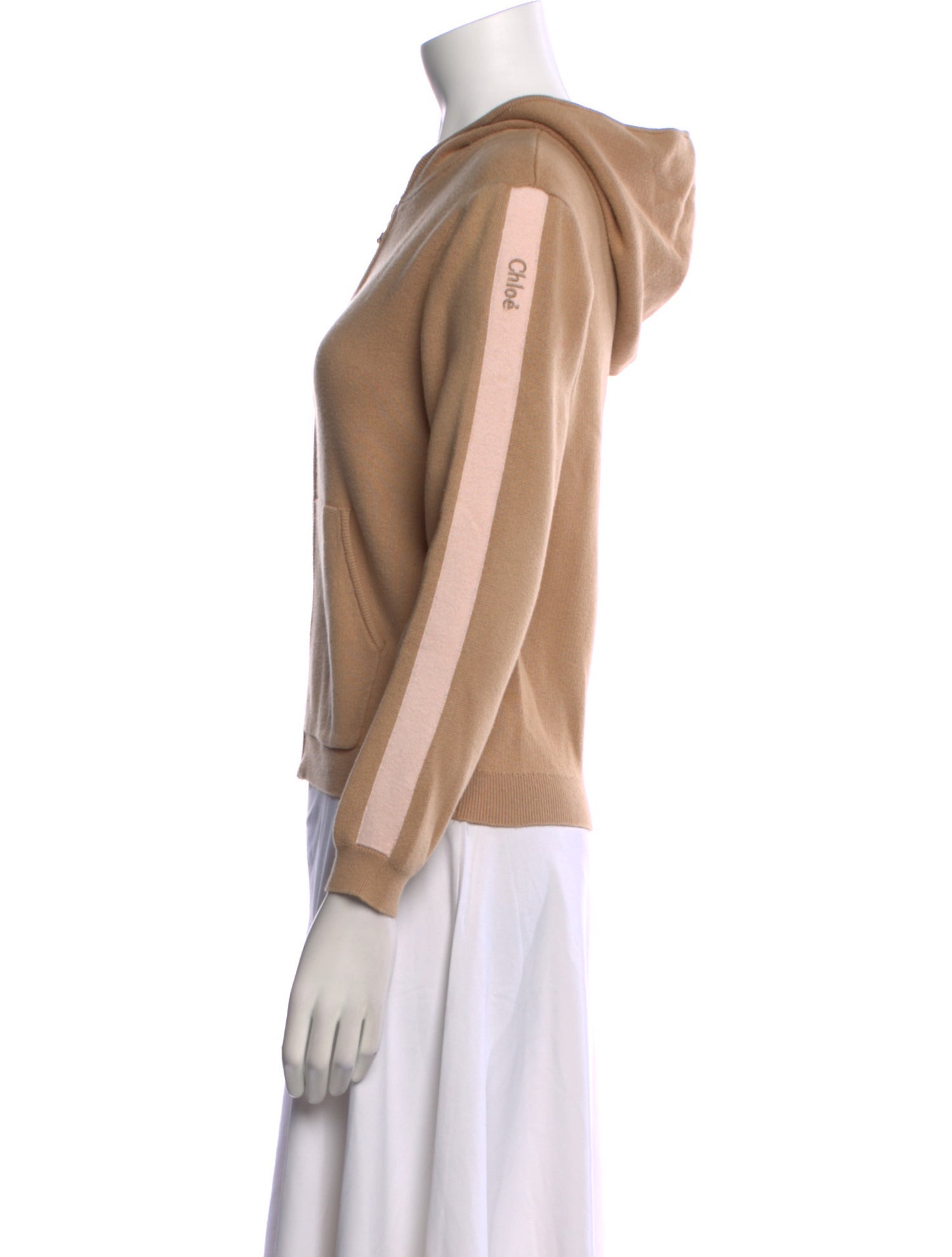 Chloé Mock Neck Long Sleeve Sweatshirt