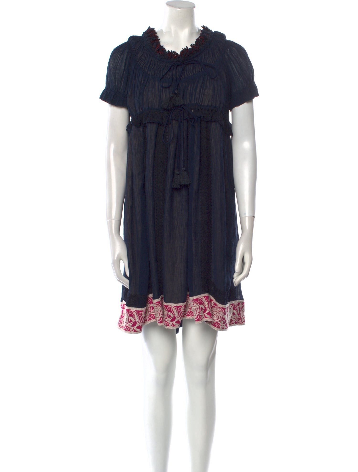 Chloé Cowl Neck Mini Dress