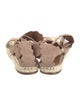 Chloé Suede Scalloped Accent Espadrilles