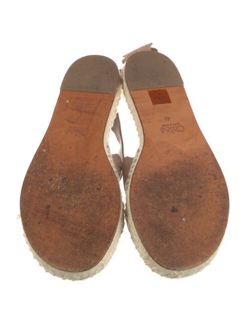 Chloé Suede Scalloped Accent Espadrilles