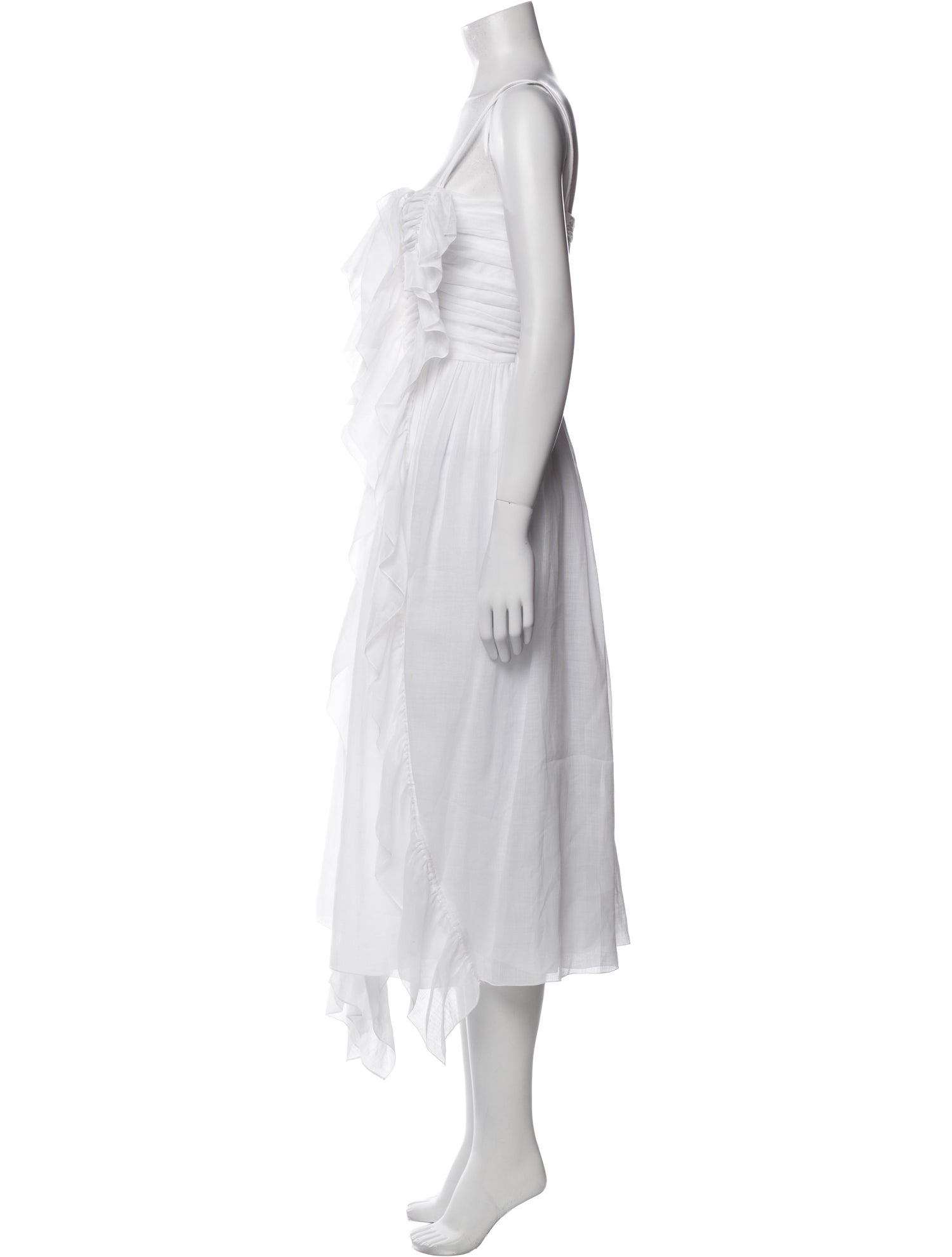 Chloé Square Neckline Long Dress