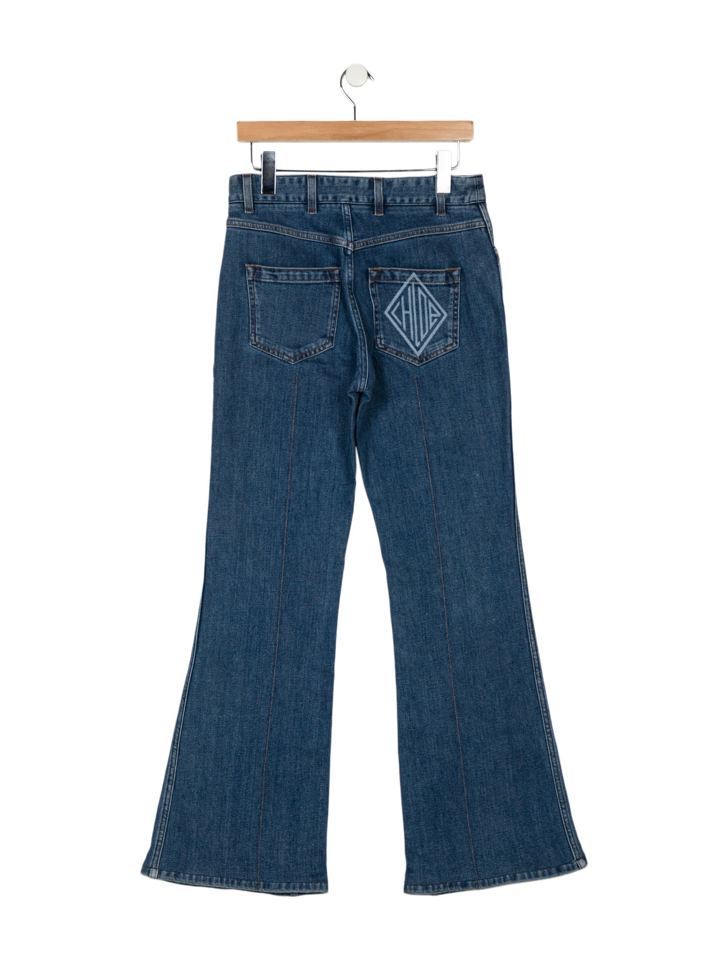 Chloé Mid-Rise Wide Leg Jeans