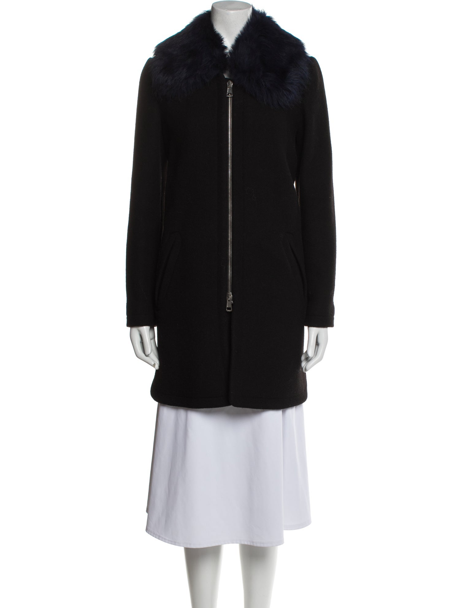 Chloé Virgin Wool Fur Coat