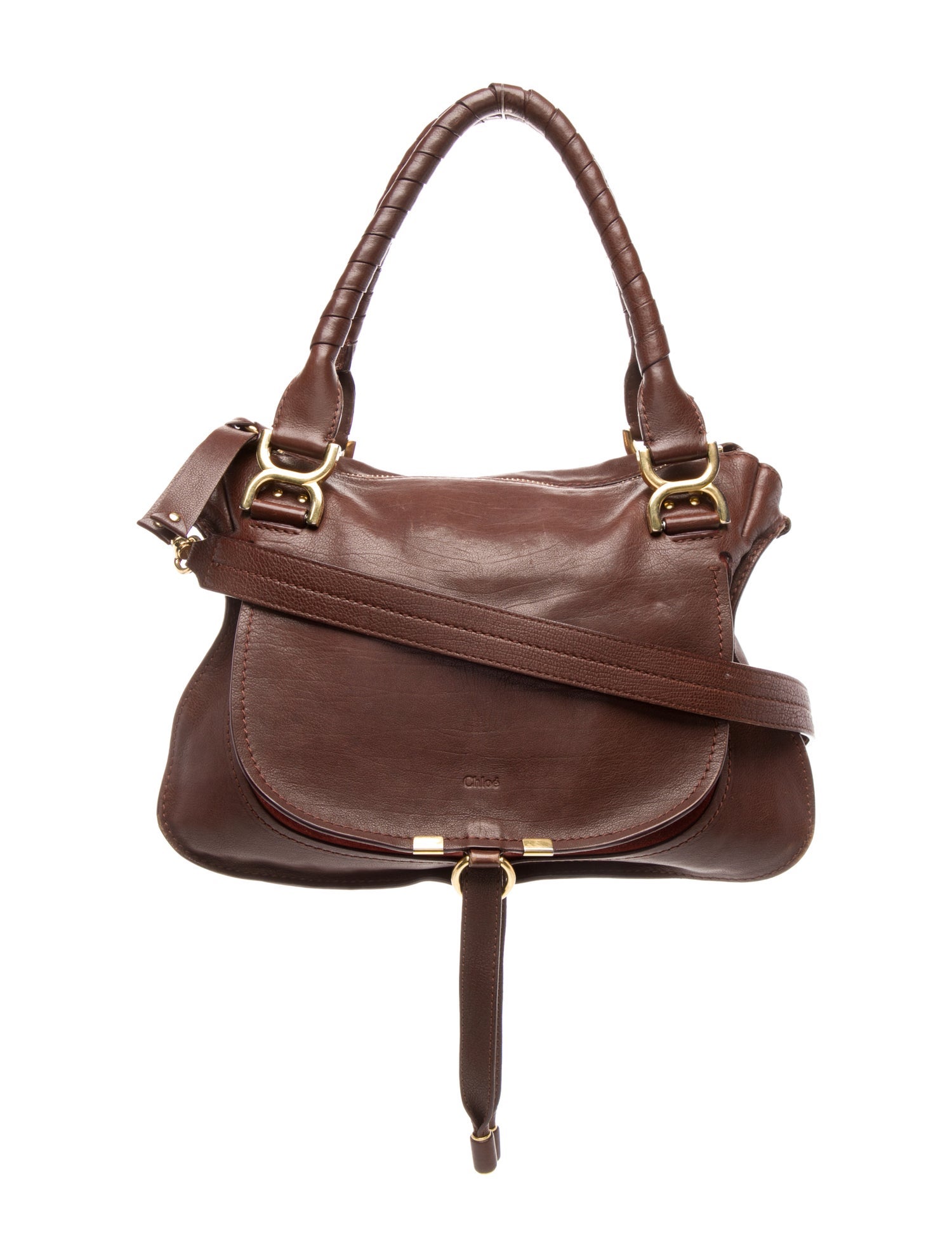 Chloé Leather Marcie Crossbody Medium