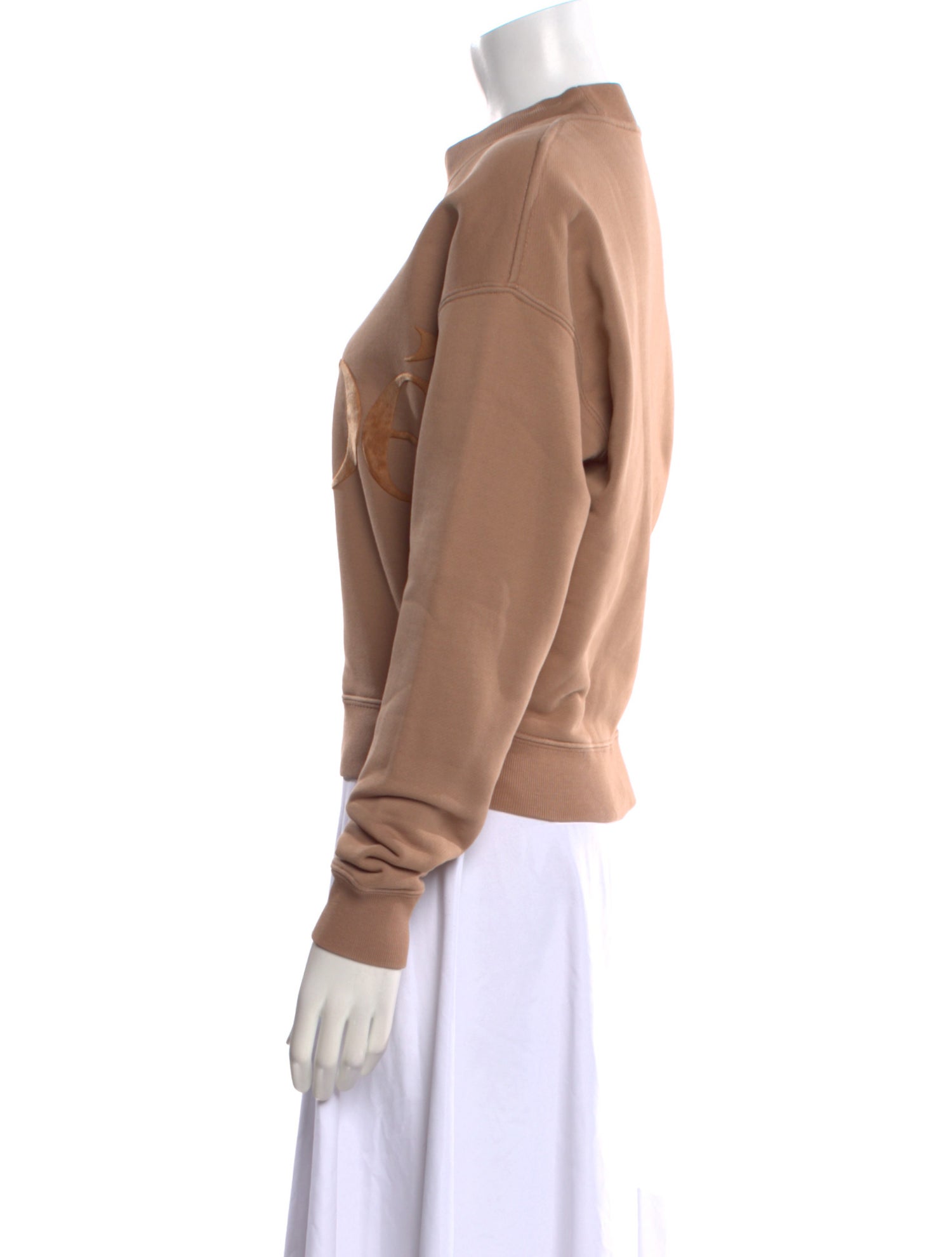 Chloé Mock Neck Long Sleeve Sweatshirt