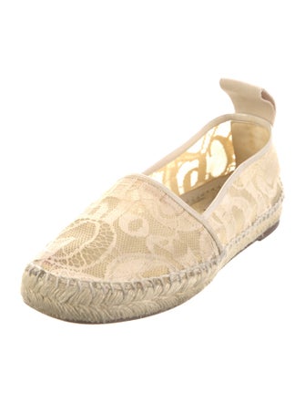 Chloé Lace Lace Pattern Espadrilles