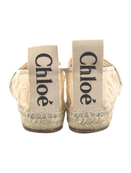 Chloé Lace Lace Pattern Espadrilles