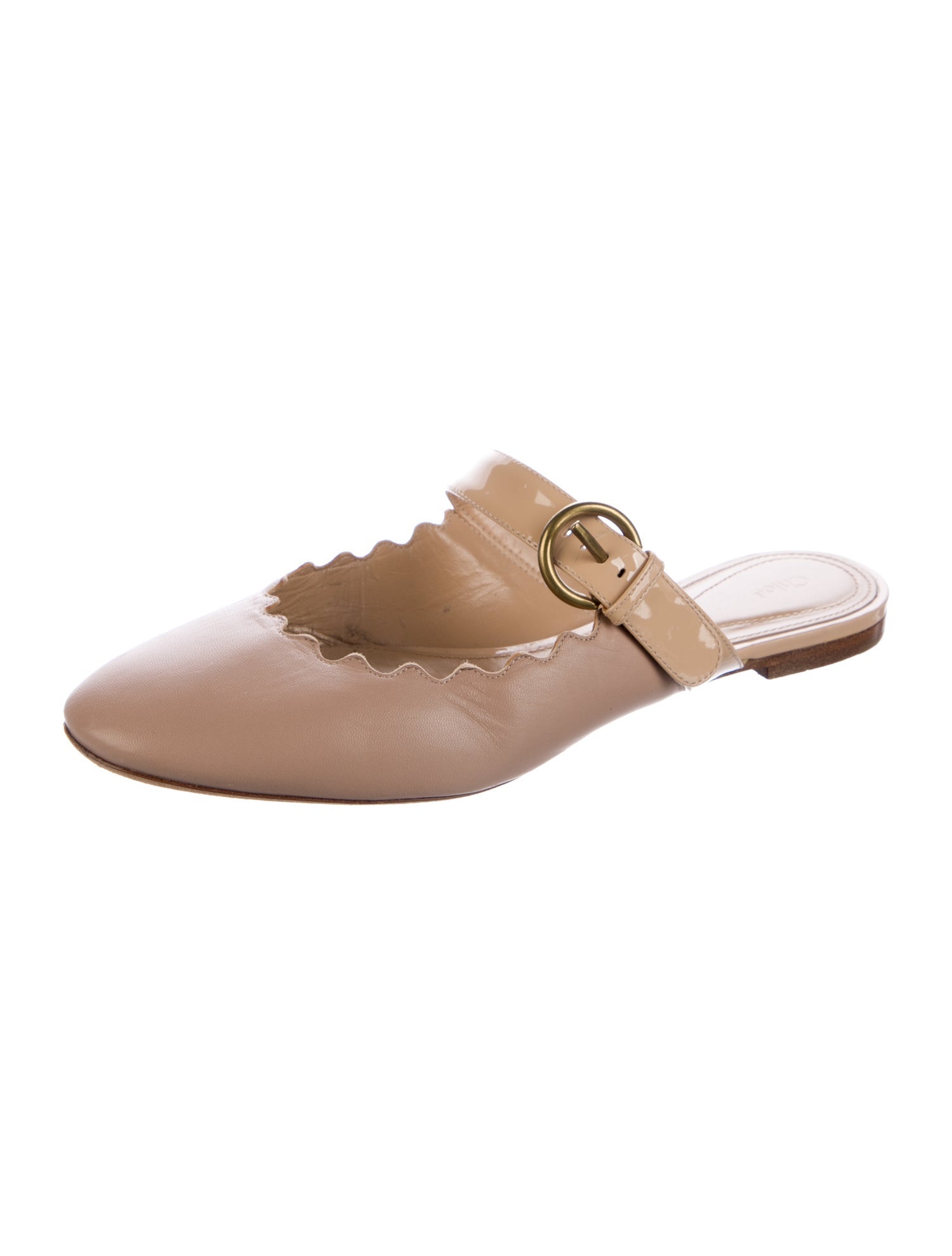 Chloé Lauren Leather Mules