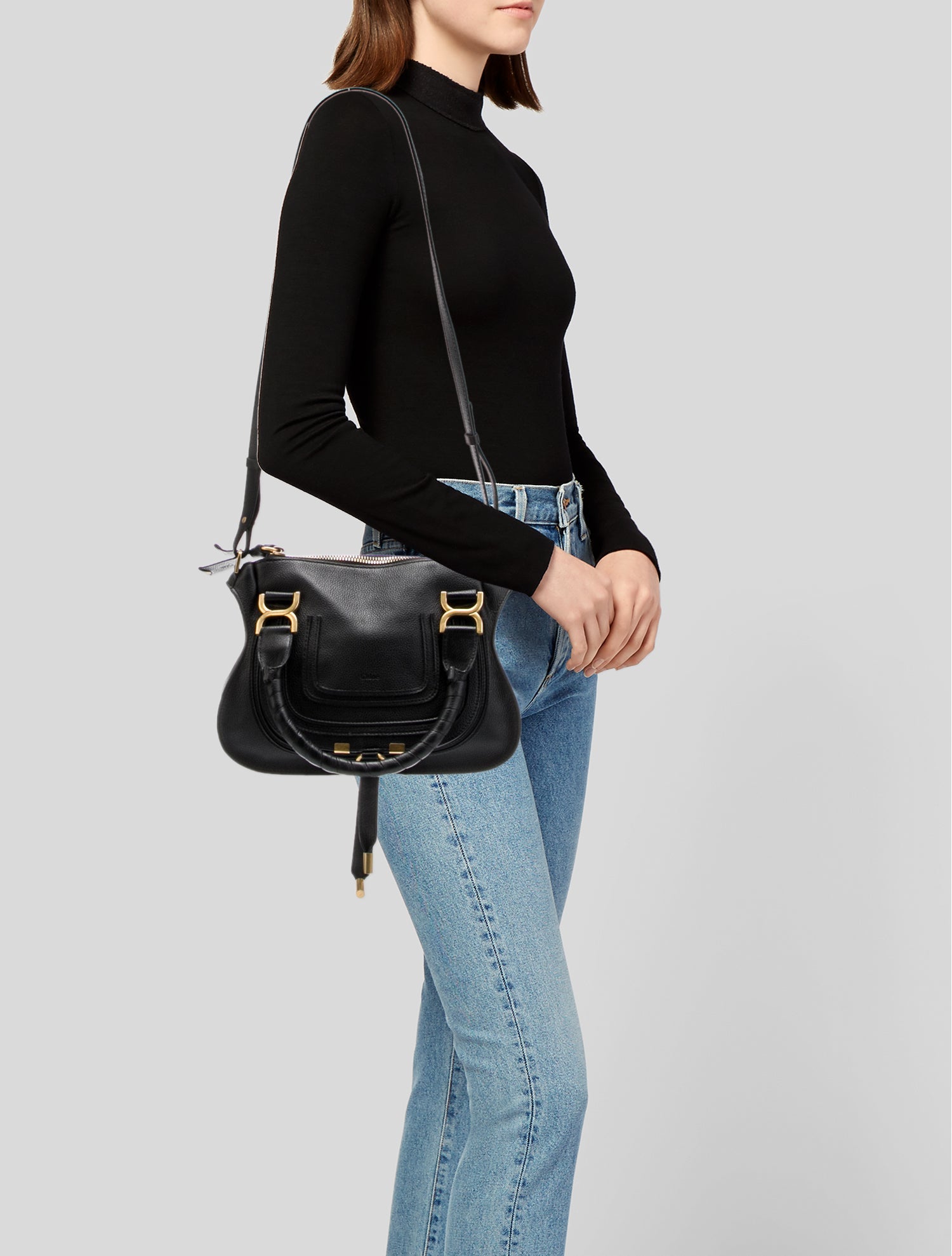 Chloé Leather Top Handle Bag