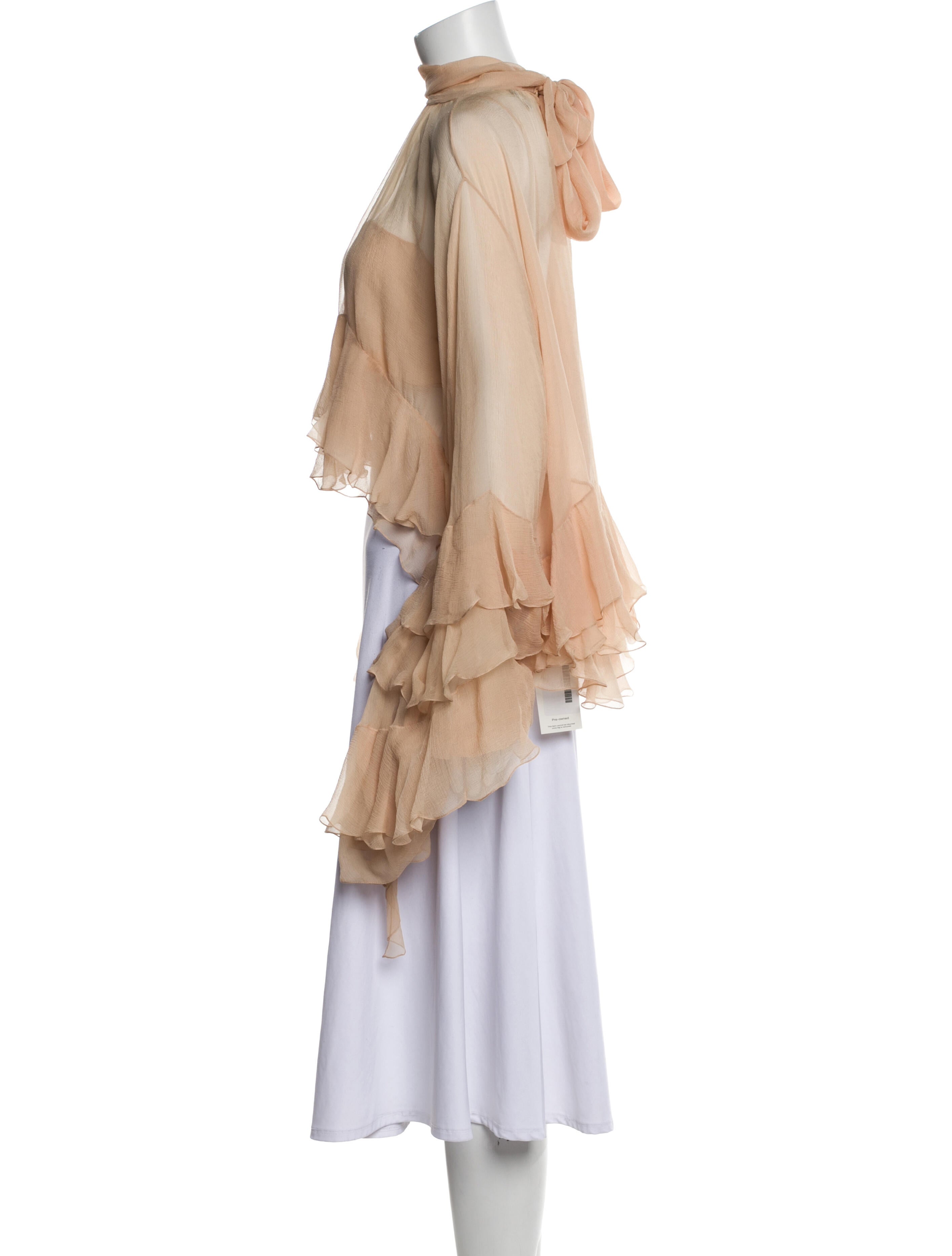 Chloé Silk Turtleneck Top