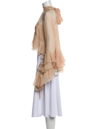 Chloé Silk Turtleneck Top