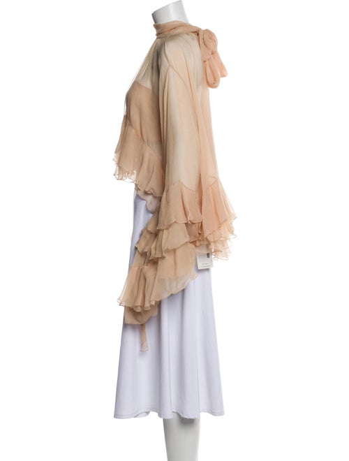 Chloé Silk Turtleneck Top