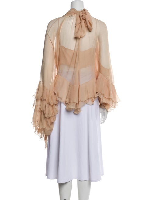 Chloé Silk Turtleneck Top