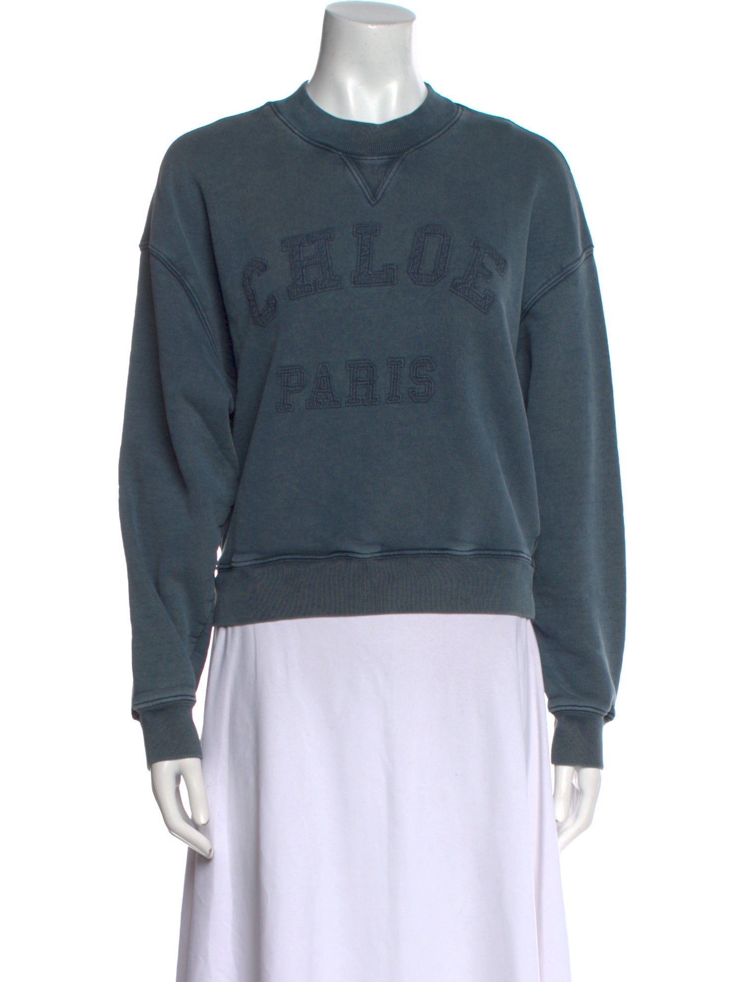 Chloé Graphic Print Crew Neck Sweatshirt