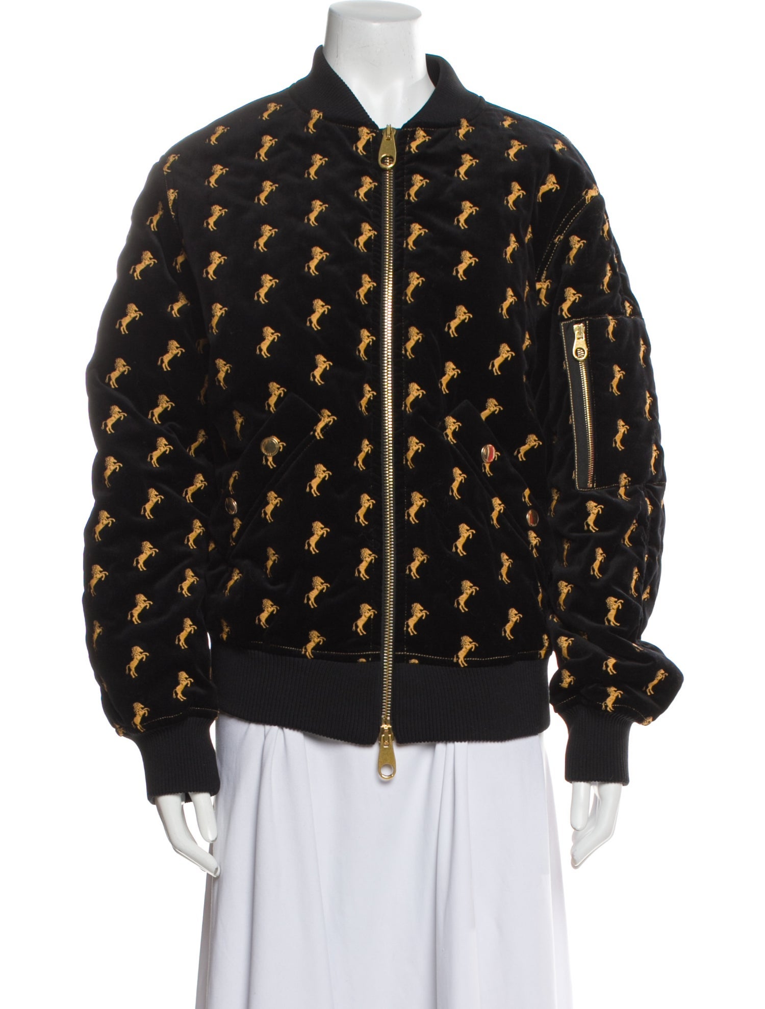 Chloé Printed Bomber Jacket