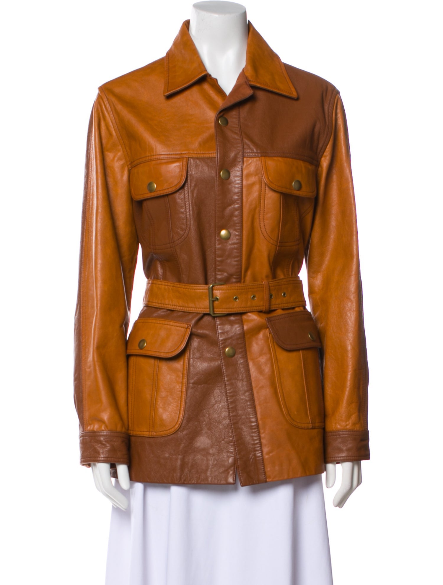 Chloé Leather Trench Coat