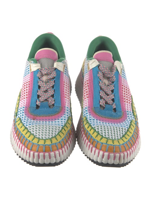 Chloé Colorblock Pattern Sneakers