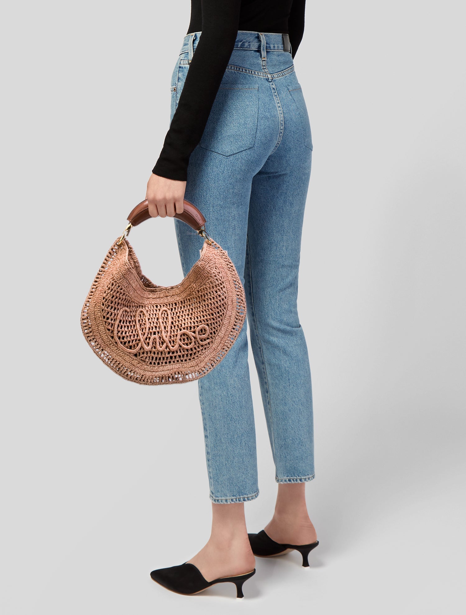 Chloé Raffia Shoulder Bag