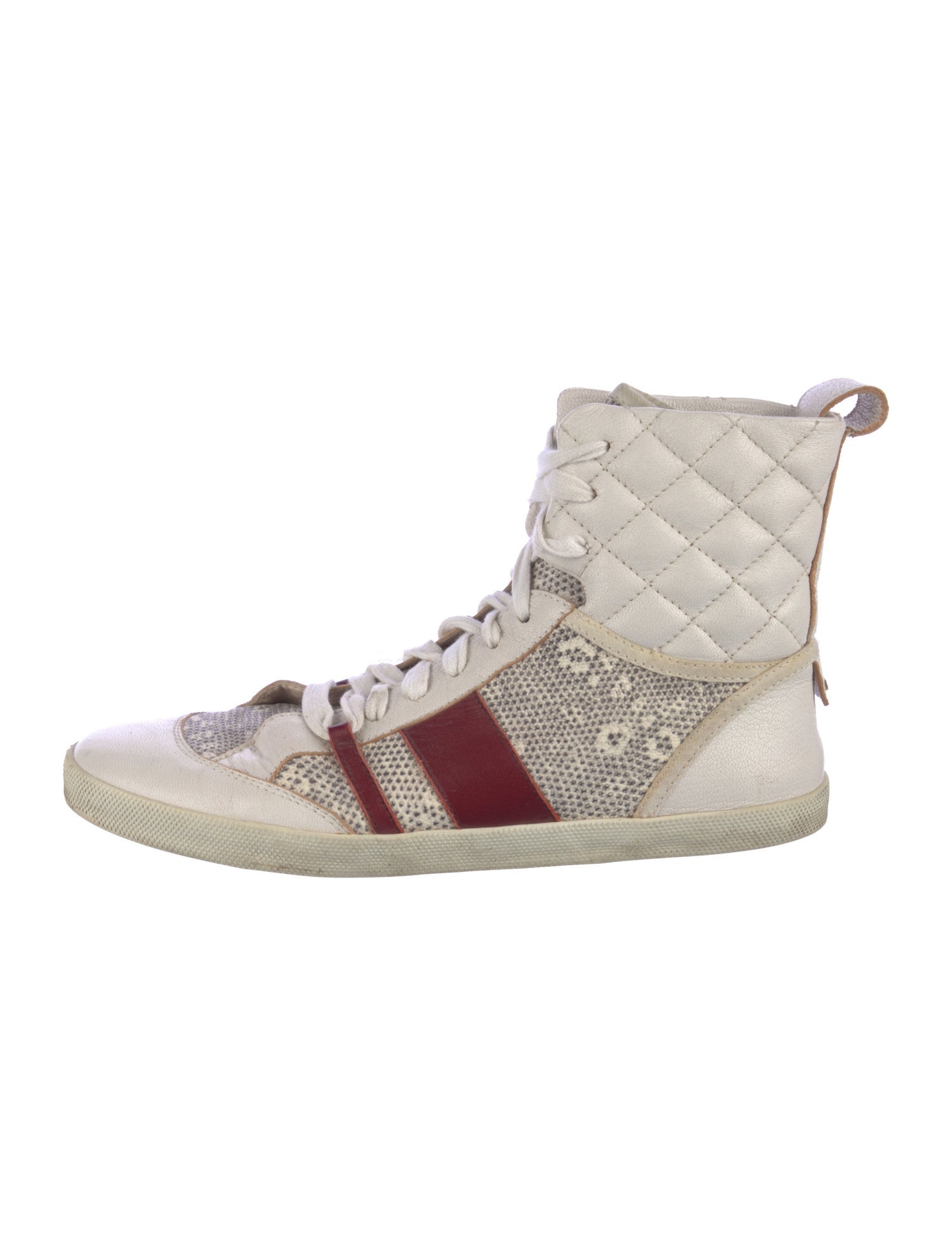 Chloé Leather Printed Sneakers