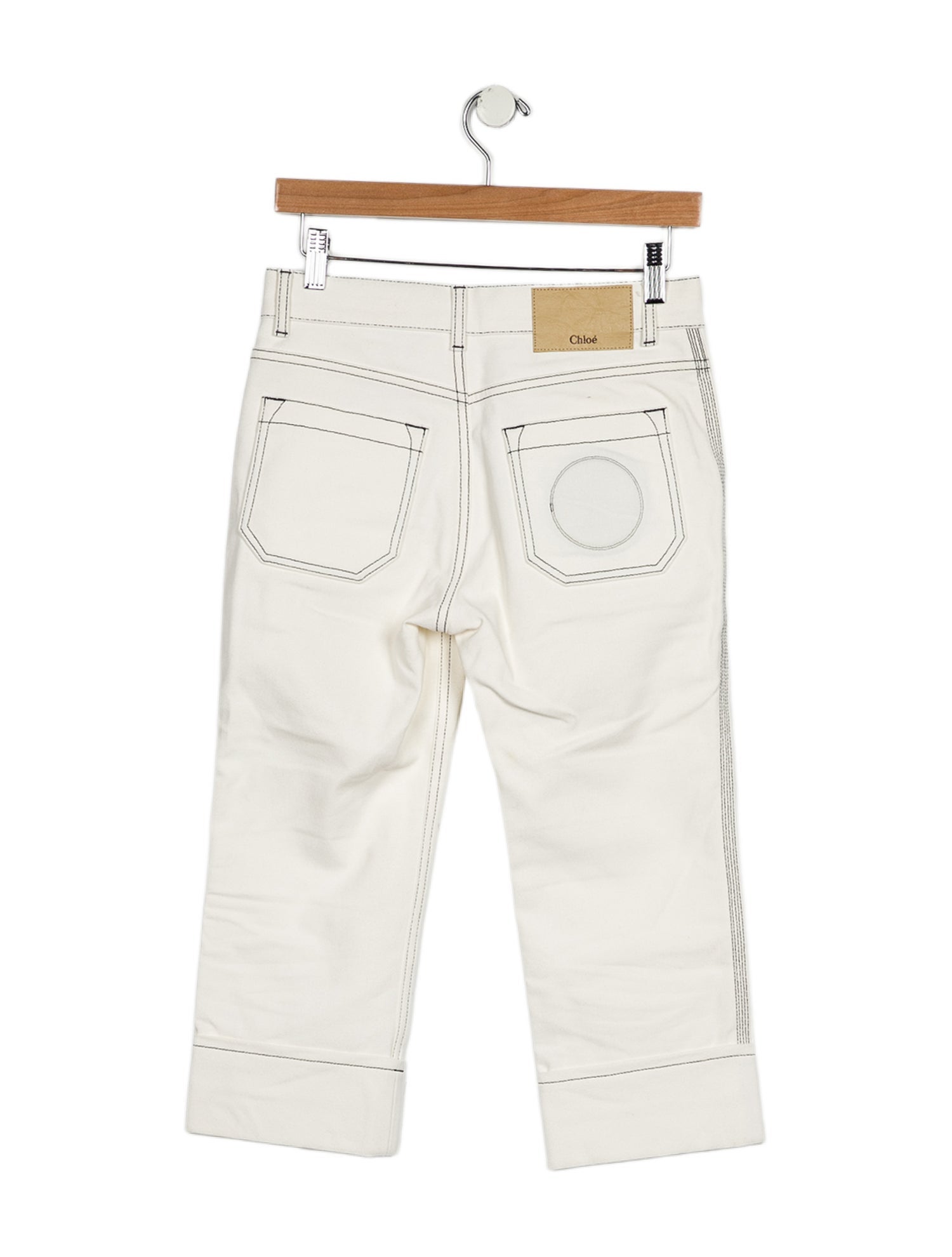 Chloé Mid-Rise Straight Leg Jeans