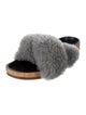 Chloé Shearling Slides