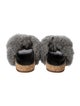 Chloé Shearling Slides