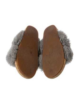 Chloé Shearling Slides
