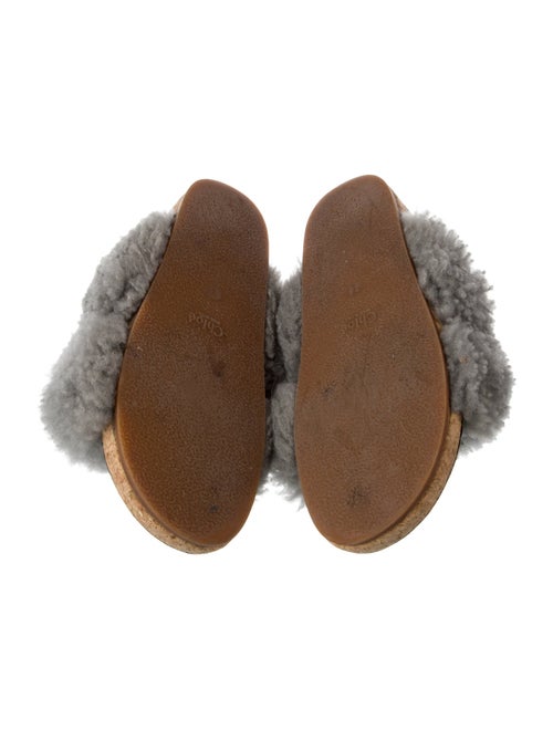 Chloé Shearling Slides