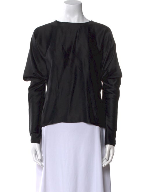 Chloé Silk Bateau Neckline Blouse