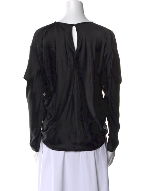 Chloé Silk Bateau Neckline Blouse