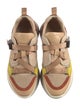 Chloé Leather Colorblock Pattern Sneakers