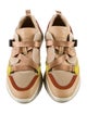 Chloé Canvas Colorblock Pattern Sneakers