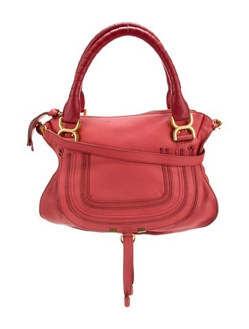 Chloé Handle Bags Leather Marcie Satchel Bag Medium