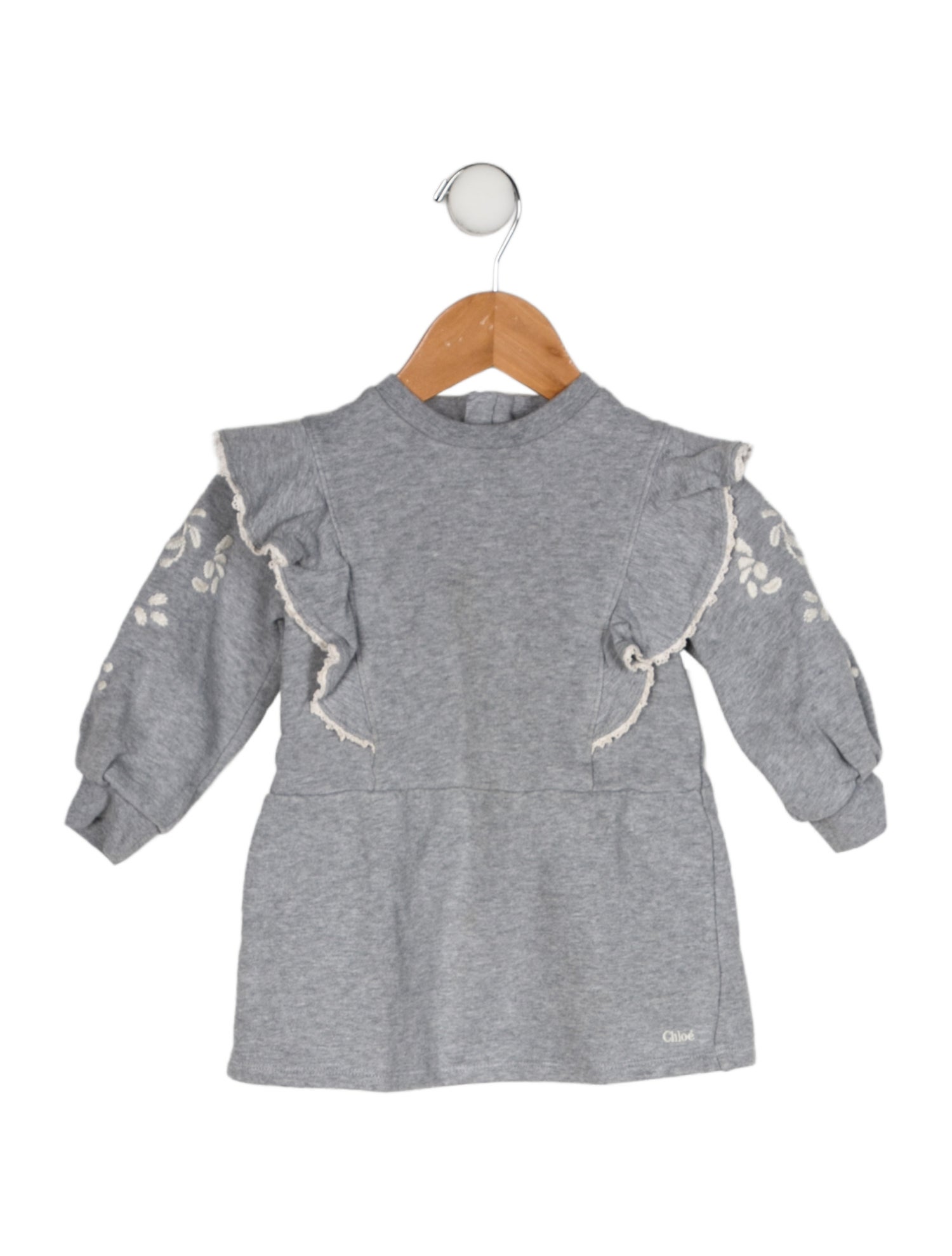 Chloé Kids Ruffle Sweater Dress