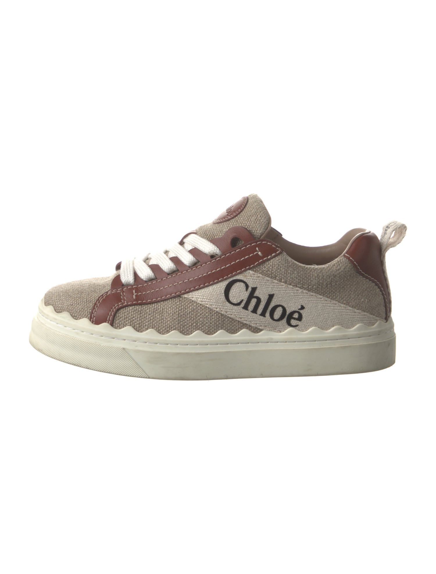 Chloé Canvas Printed Sneakers