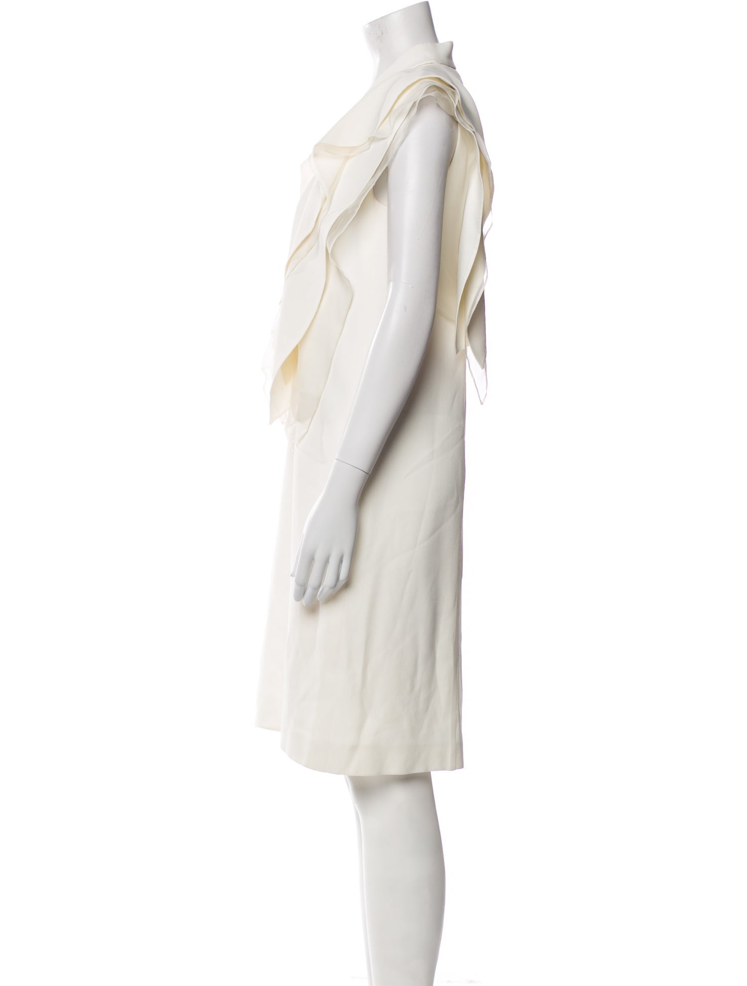 Chloé V-Neck Knee-Length Dress