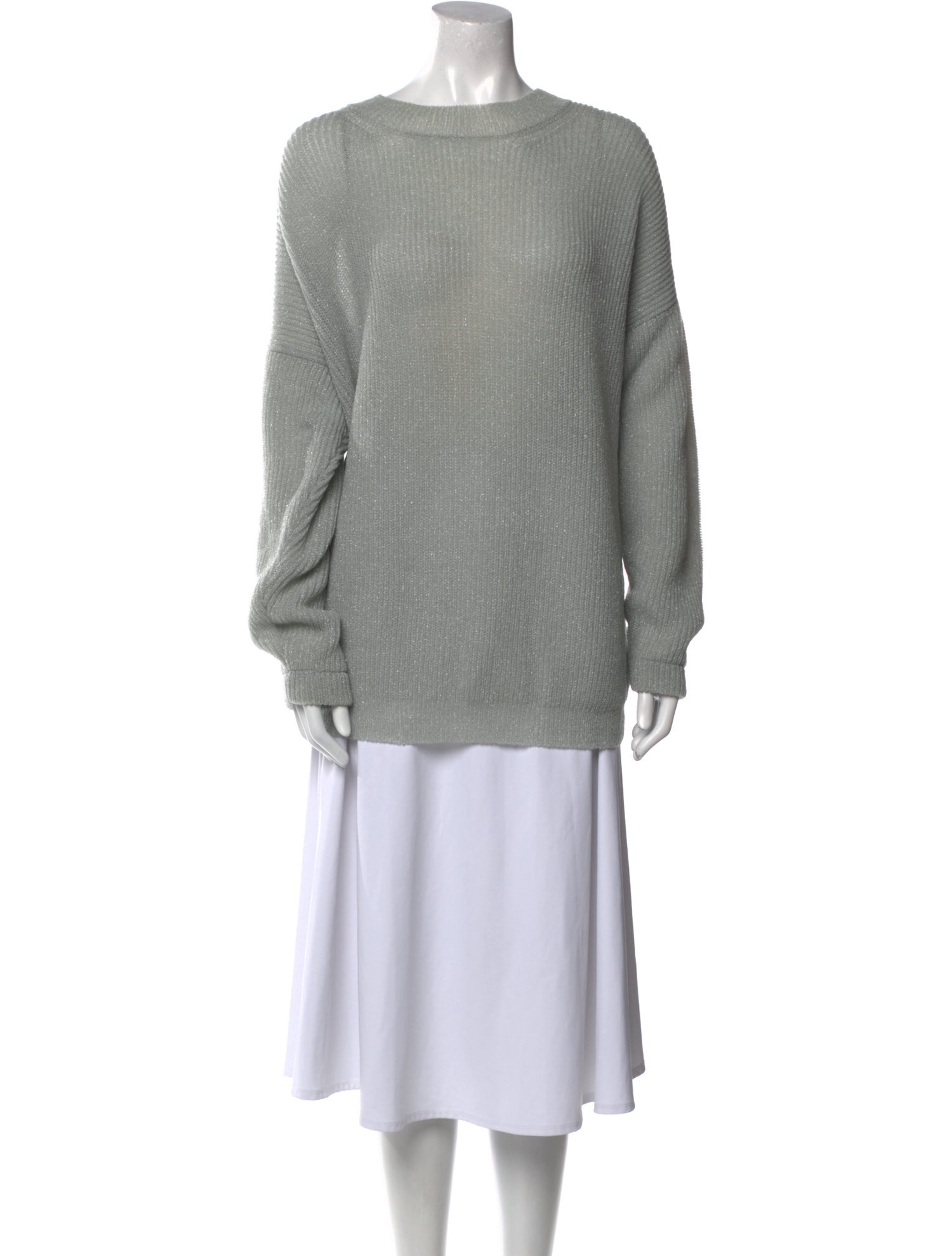 Chloé Nylon Crew Neck Sweater