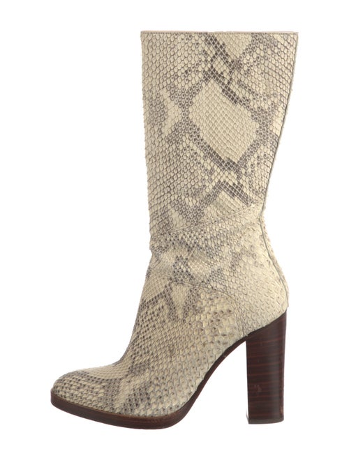 Chloé Python Animal Print Boots