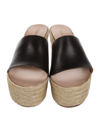 Chloé Leather Espadrilles