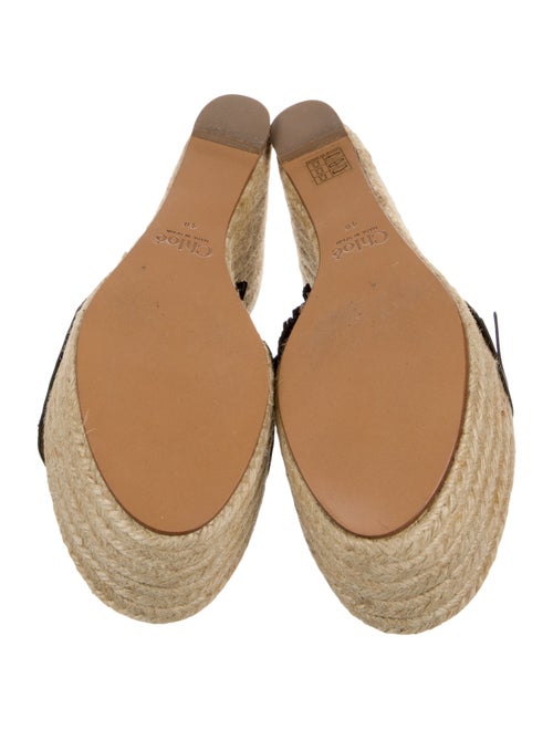 Chloé Leather Espadrilles