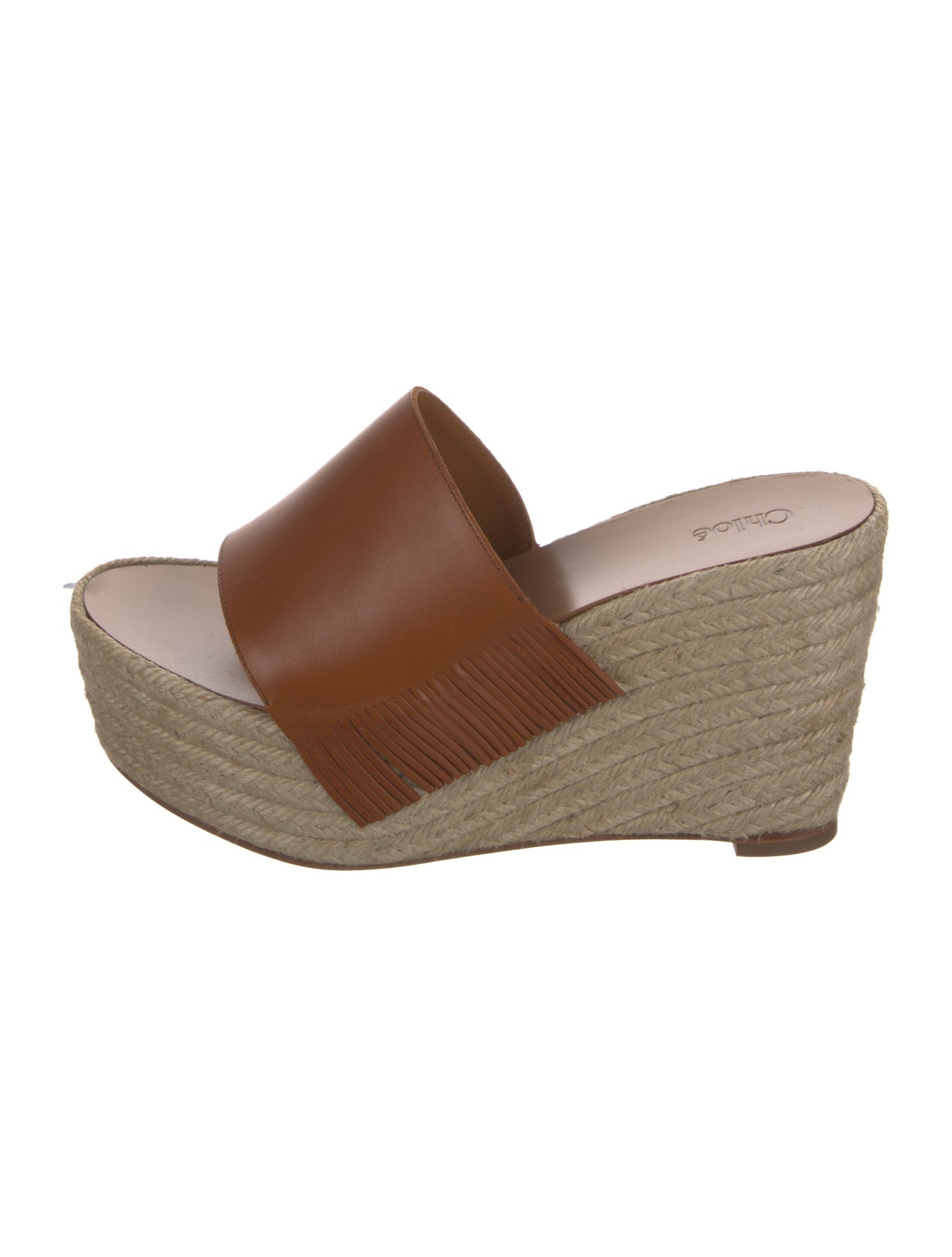 Chloé Leather Espadrilles