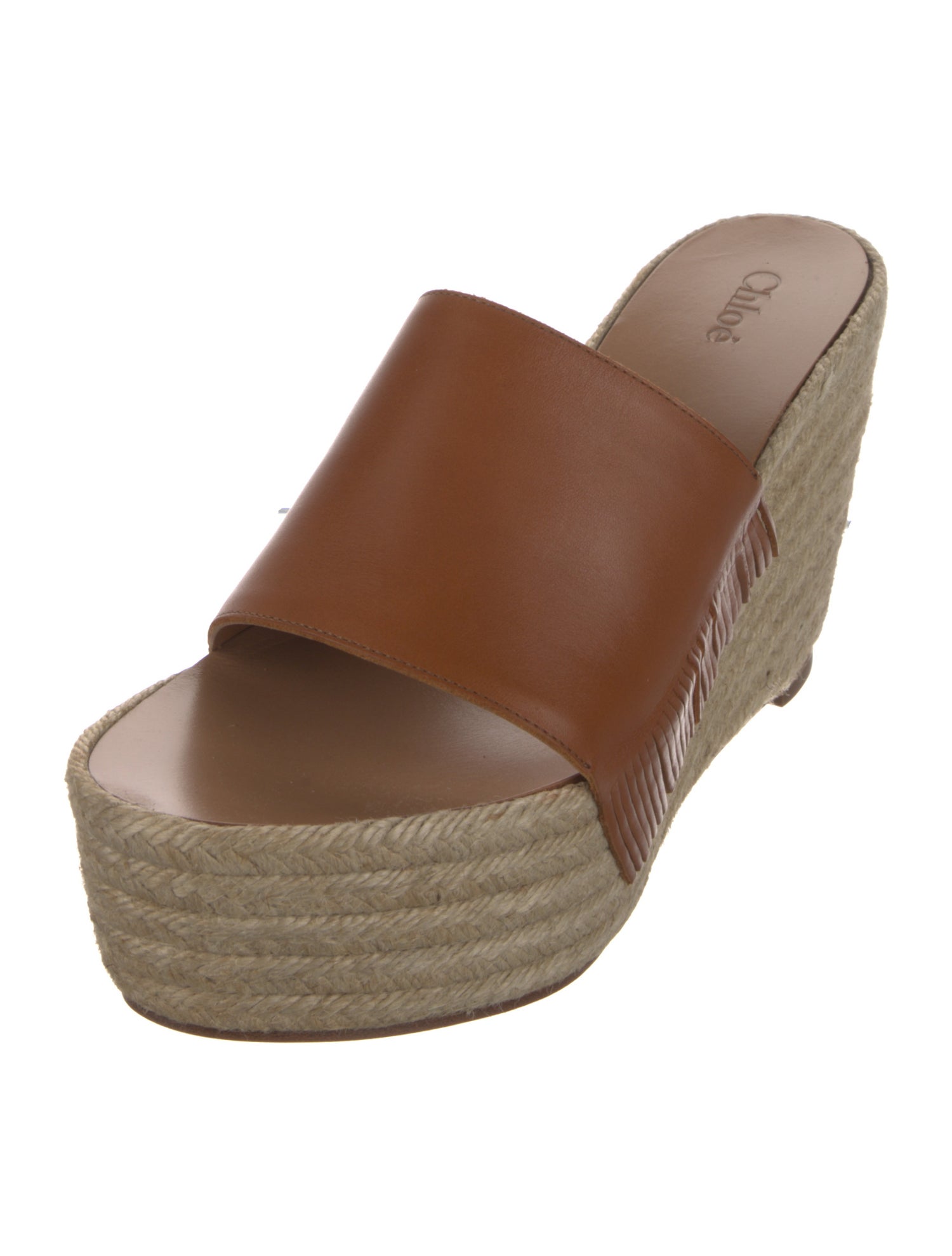 Chloé Leather Espadrilles