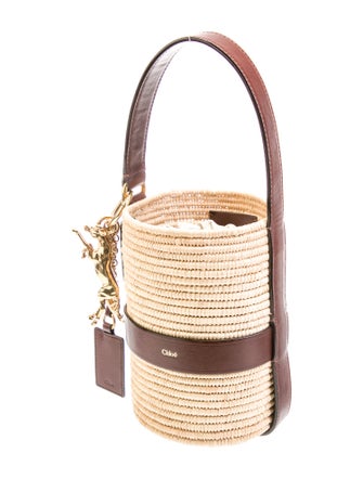 Chloé Straw Bucket Bag