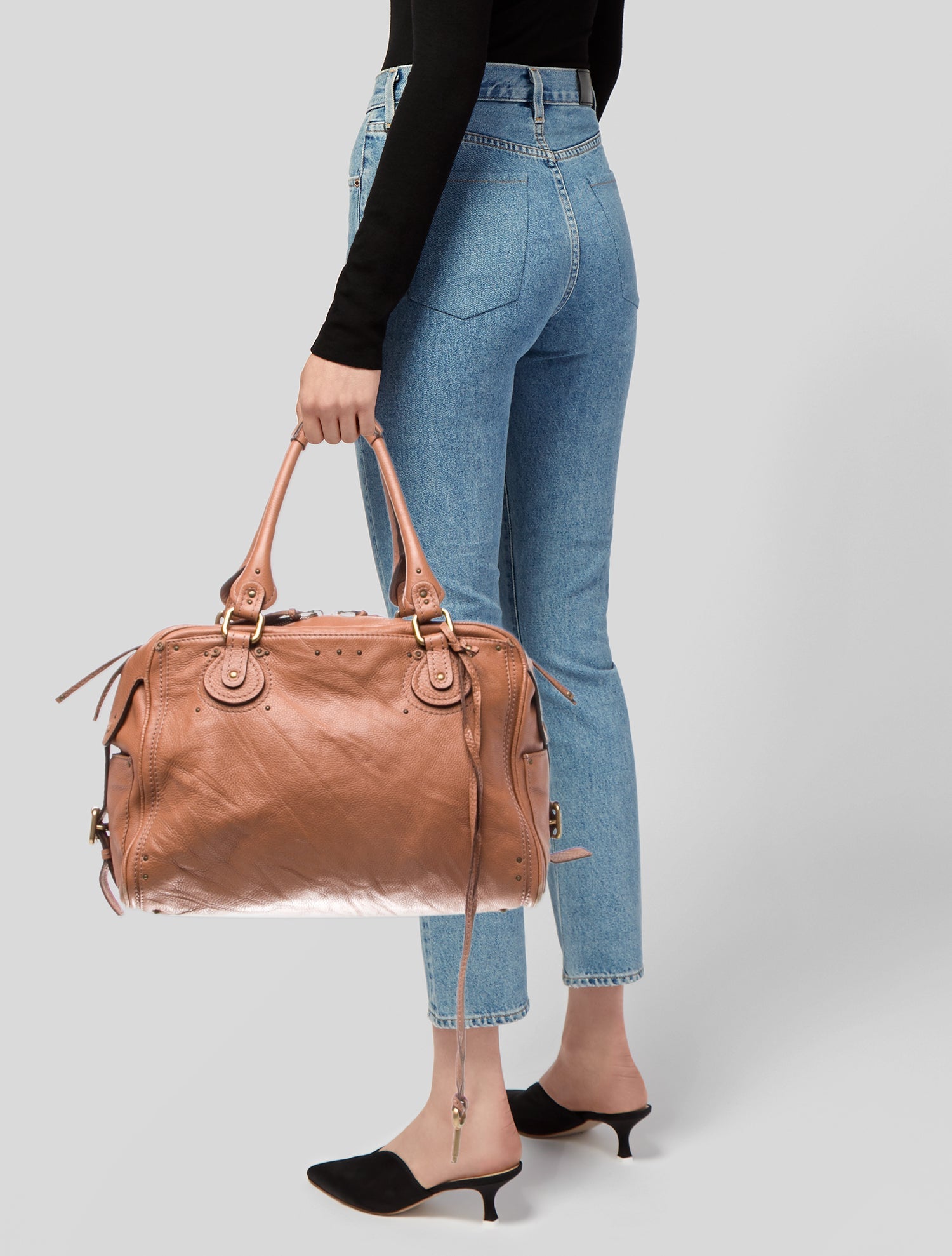 Chloé Leather Top Handle Bag