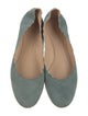 Chloé Suede Scalloped Accent Ballet Flats