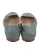 Chloé Suede Scalloped Accent Ballet Flats